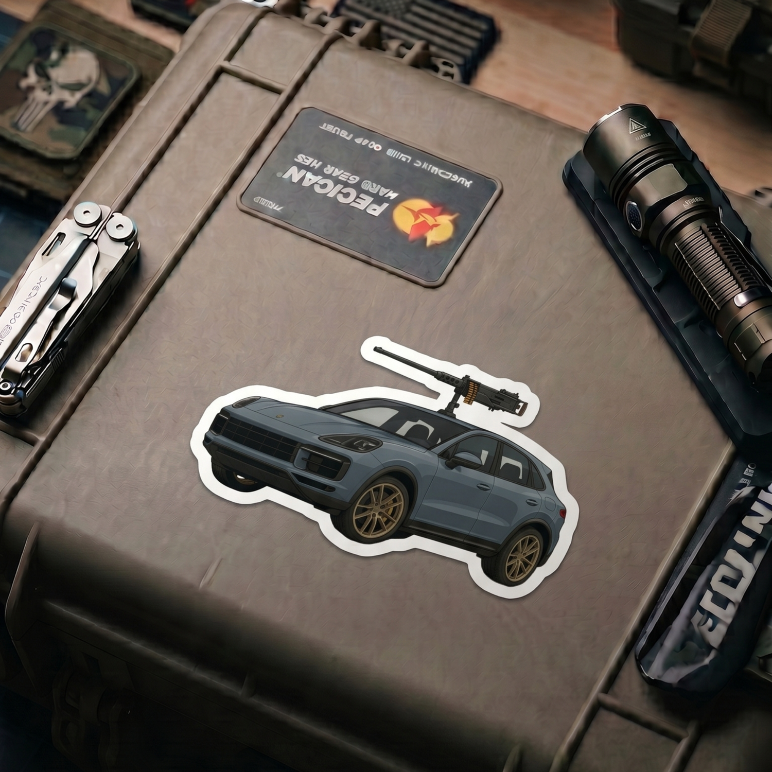 Porsche Cayenne Technical - Sticker