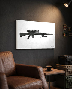 MK12 - Canvas Print (White Background) — TacArtCo lifestyle cover
