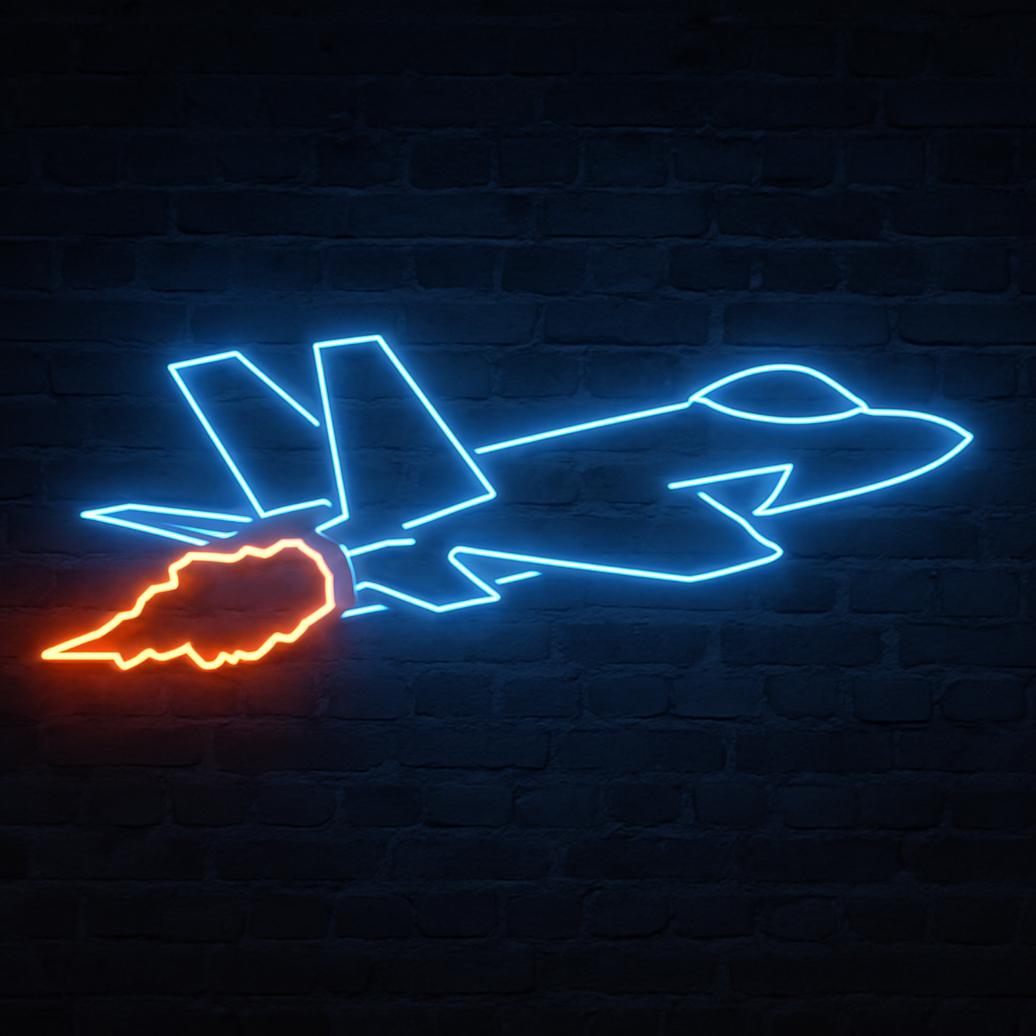 F35 - Neon Sign (Two Color LED)