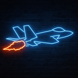 F35 - Neon Sign (Two Color LED)