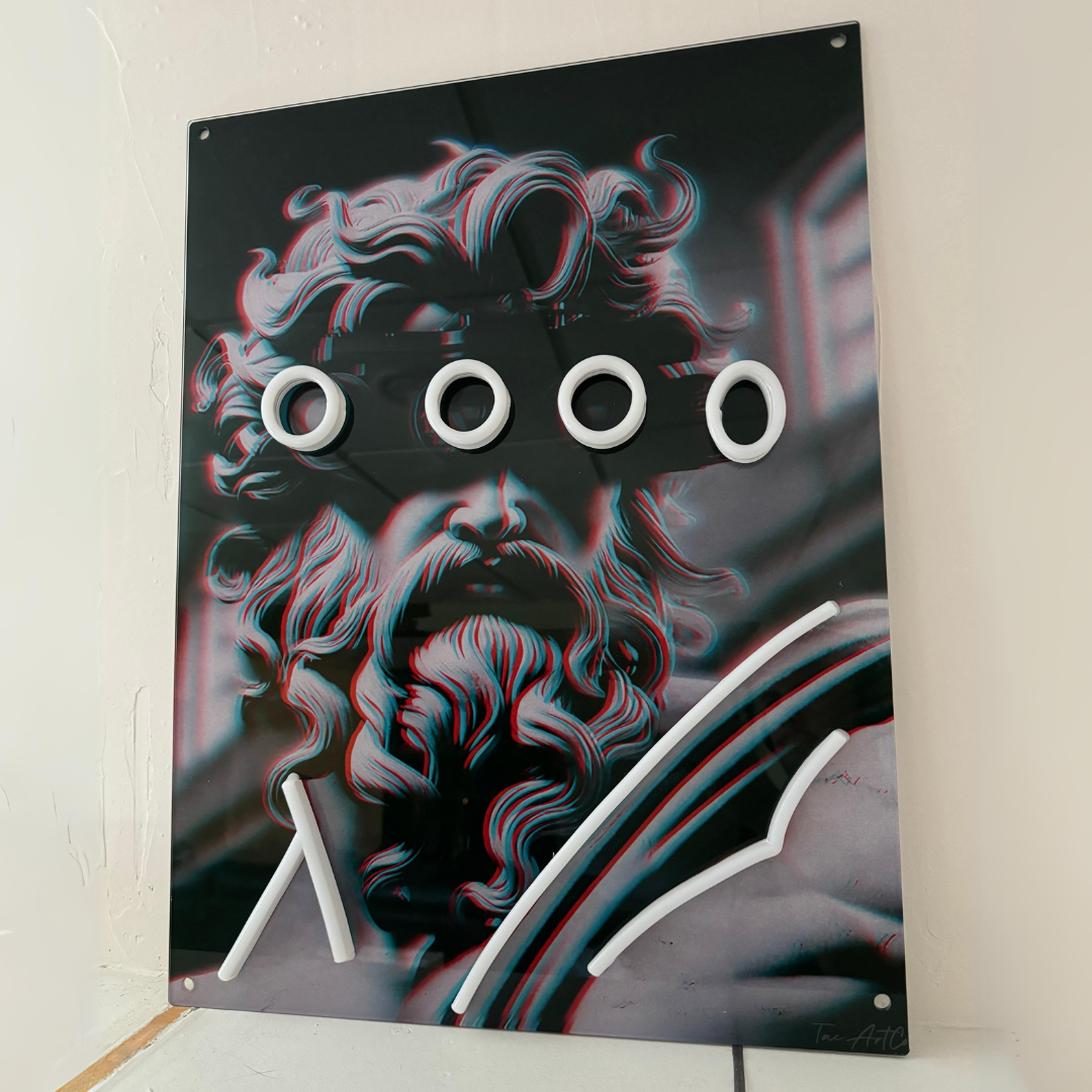 Greek Statue Nods - LED Wall Art (RGB)