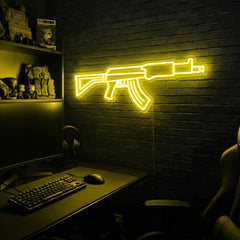 AK v1 premium LED neon sign - Yellow