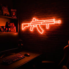 AK v2 premium LED neon sign - Orange