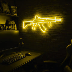 AK v2 premium LED neon sign - Yellow