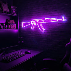 AK v3 premium LED neon sign - Purple