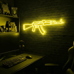 AK v3 premium LED neon sign - Yellow
