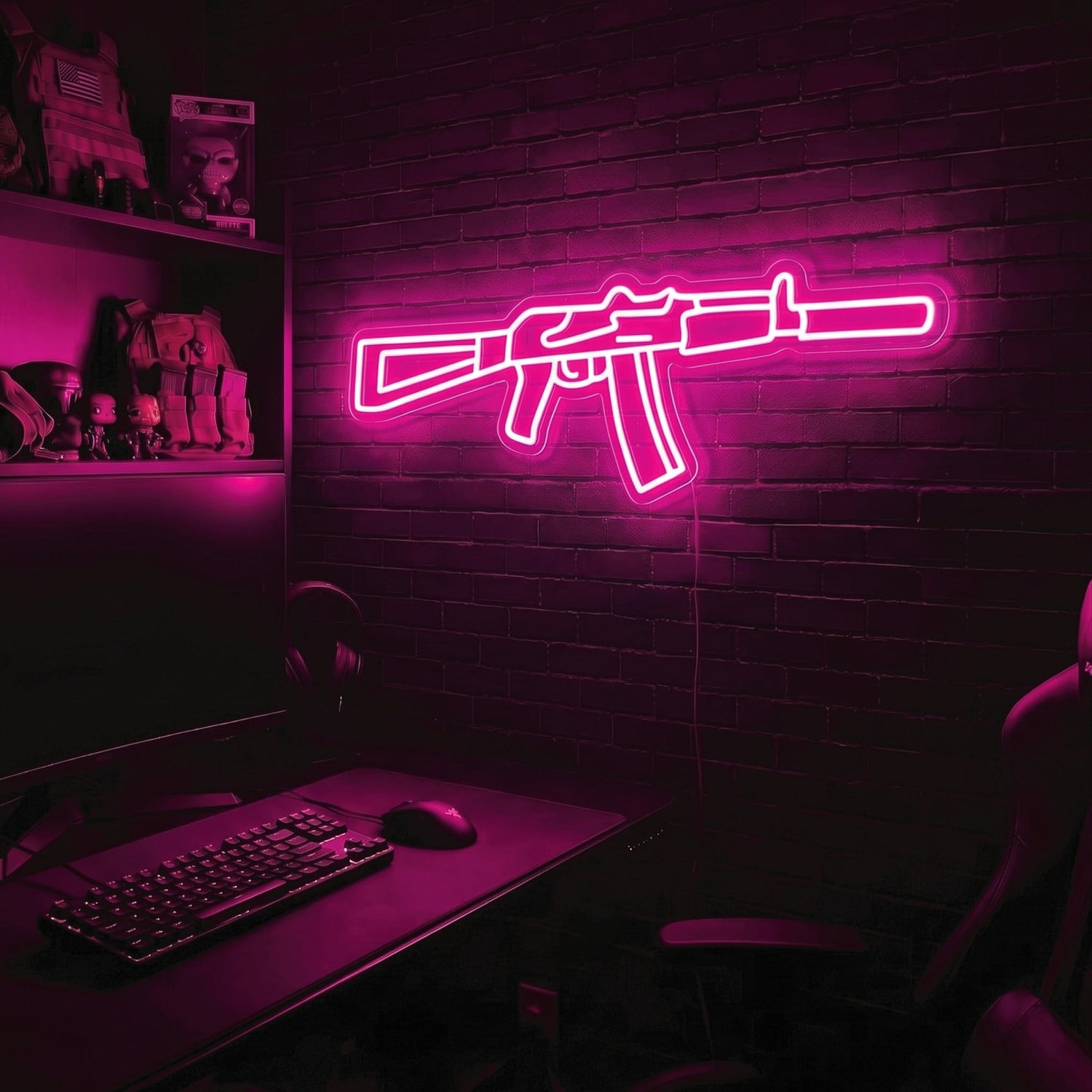 AK v4 premium LED neon sign - Pink
