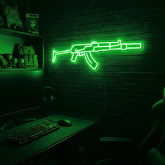 AK v5 premium LED neon sign - Green