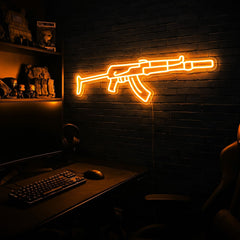 AK v5 premium LED neon sign - Orange