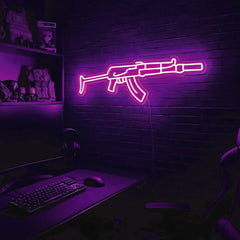 AK v5 premium LED neon sign - Purple