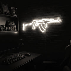 AK W/ Dong premium LED neon sign - Cool White