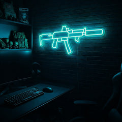 AKv premium LED neon sign - Ice Blue