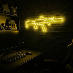 AKv premium LED neon sign - Yellow