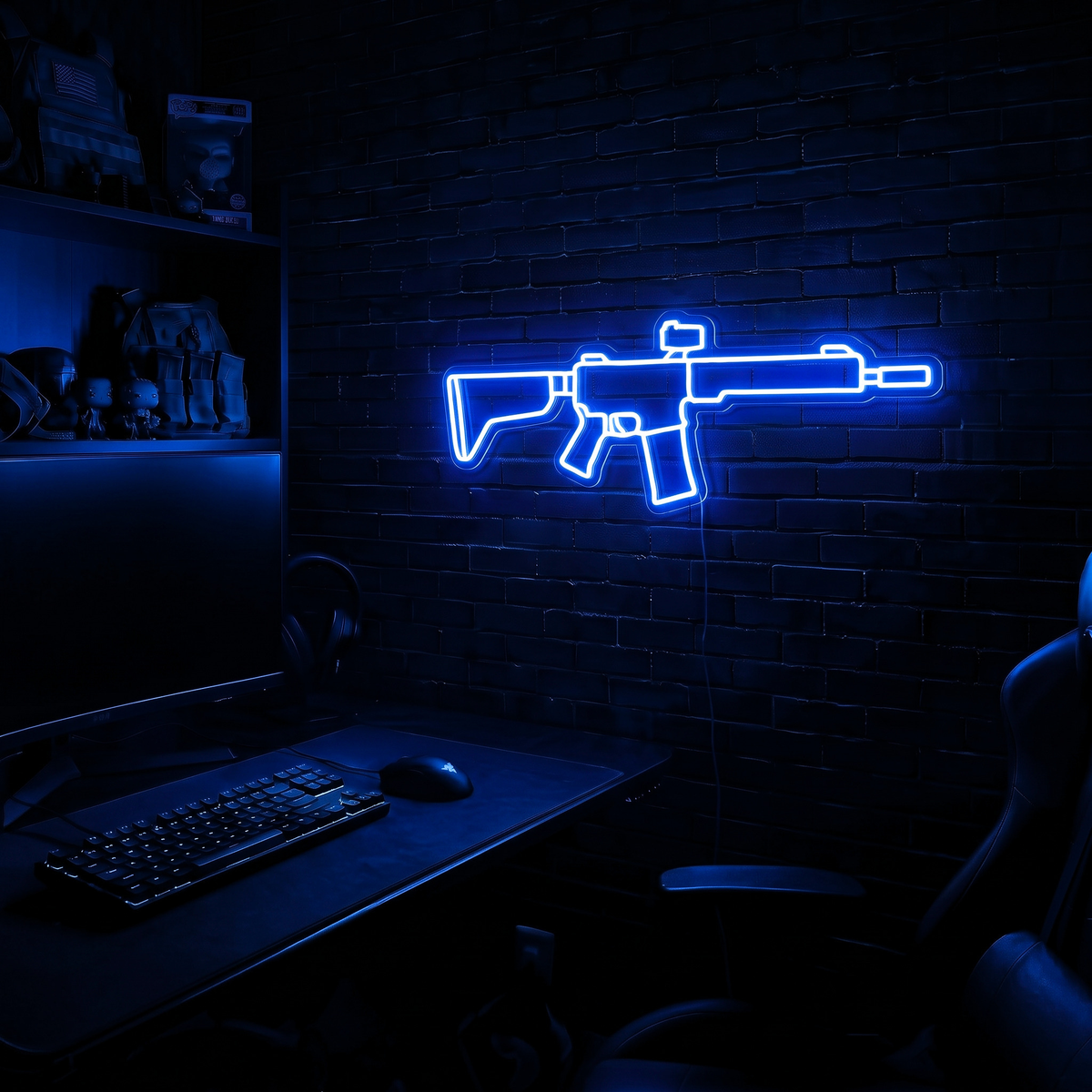 AR v1 premium LED neon sign - Blue