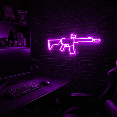 AR v1 premium LED neon sign - Purple