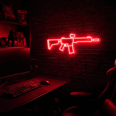 AR v1 premium LED neon sign - Red