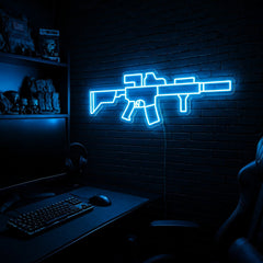 AR v2 premium LED neon sign - Blue