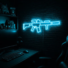 AR v2 premium LED neon sign - Ice Blue