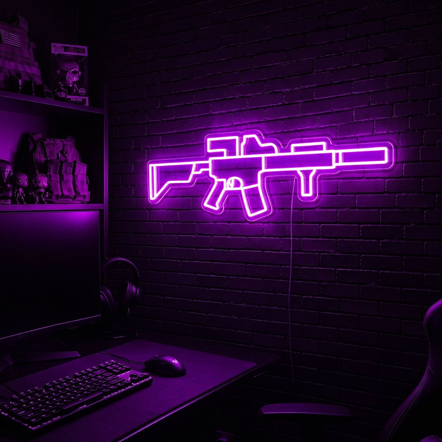 AR v2 premium LED neon sign - Purple