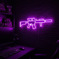 AR v2 premium LED neon sign - Purple