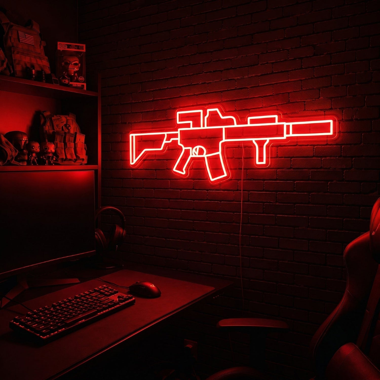 AR v2 premium LED neon sign - Red