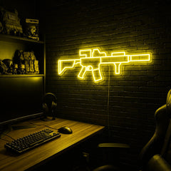 AR v2 premium LED neon sign - Yellow