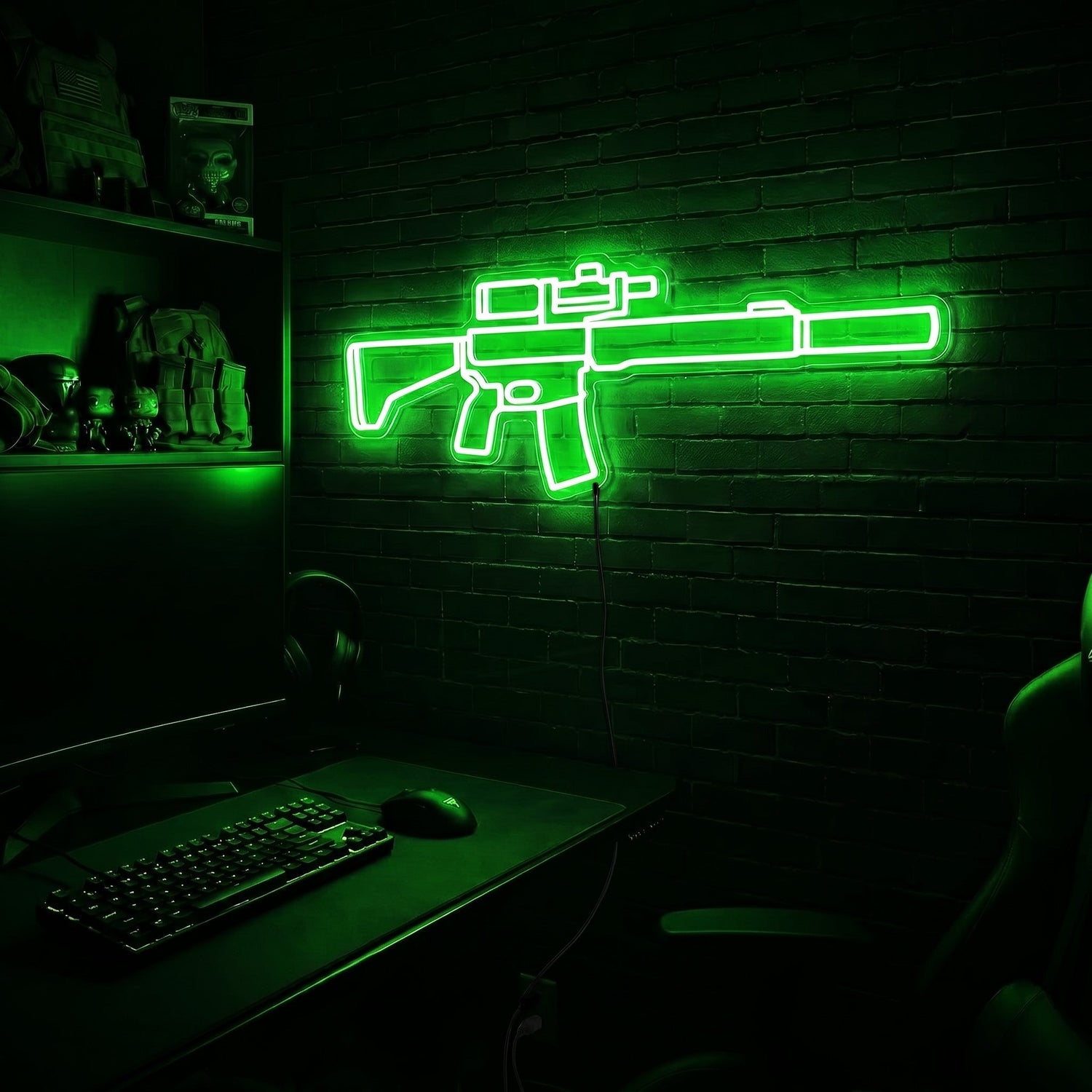 AR v3 premium LED neon sign - Green