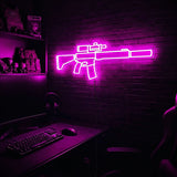 AR v3 premium LED neon sign - Pink