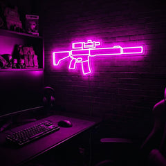 AR v3 premium LED neon sign - Pink