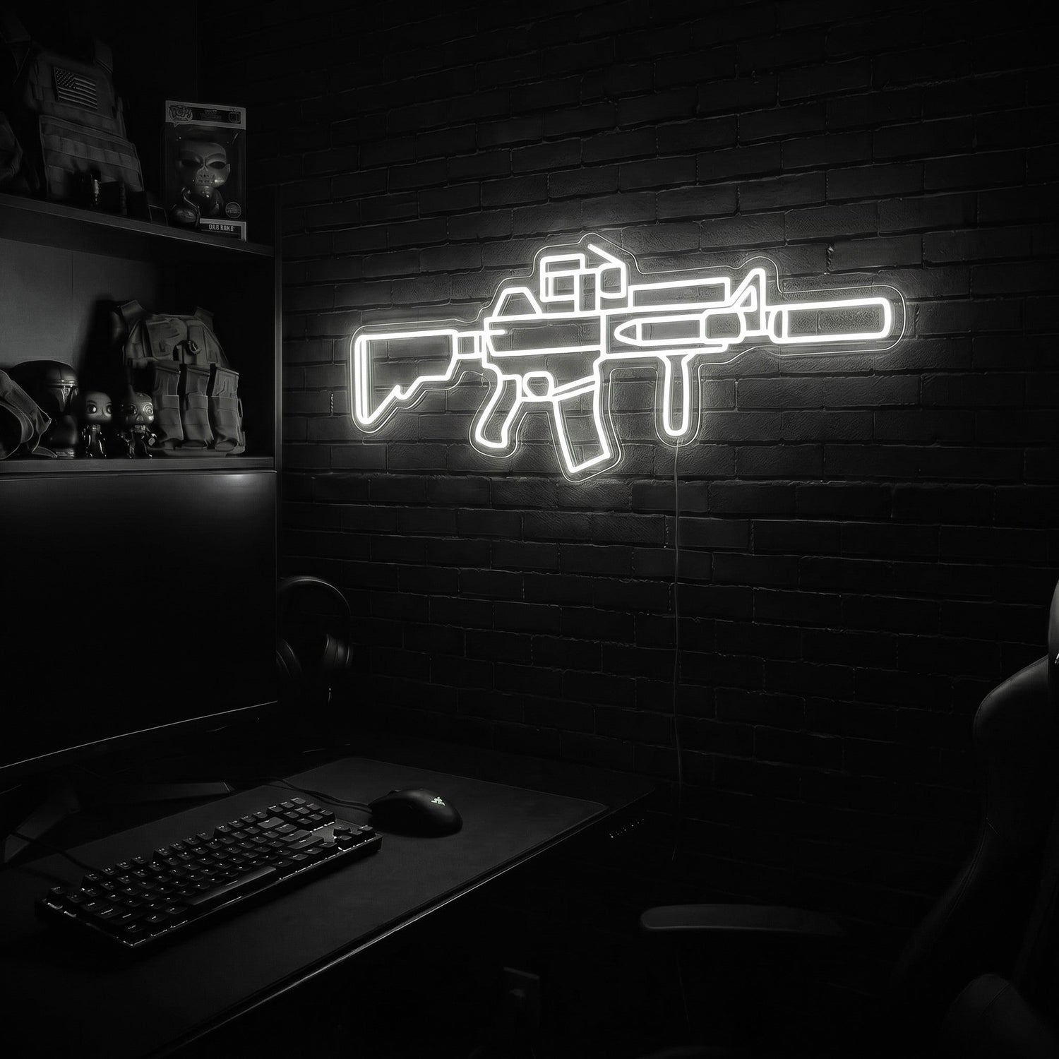 AR v4 premium LED neon sign - Cool White