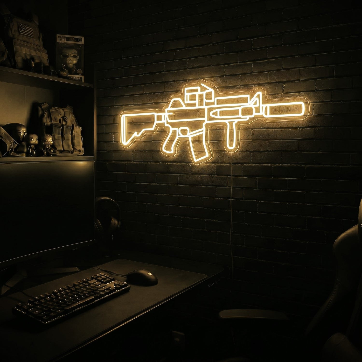 AR v4 premium LED neon sign - Warm White