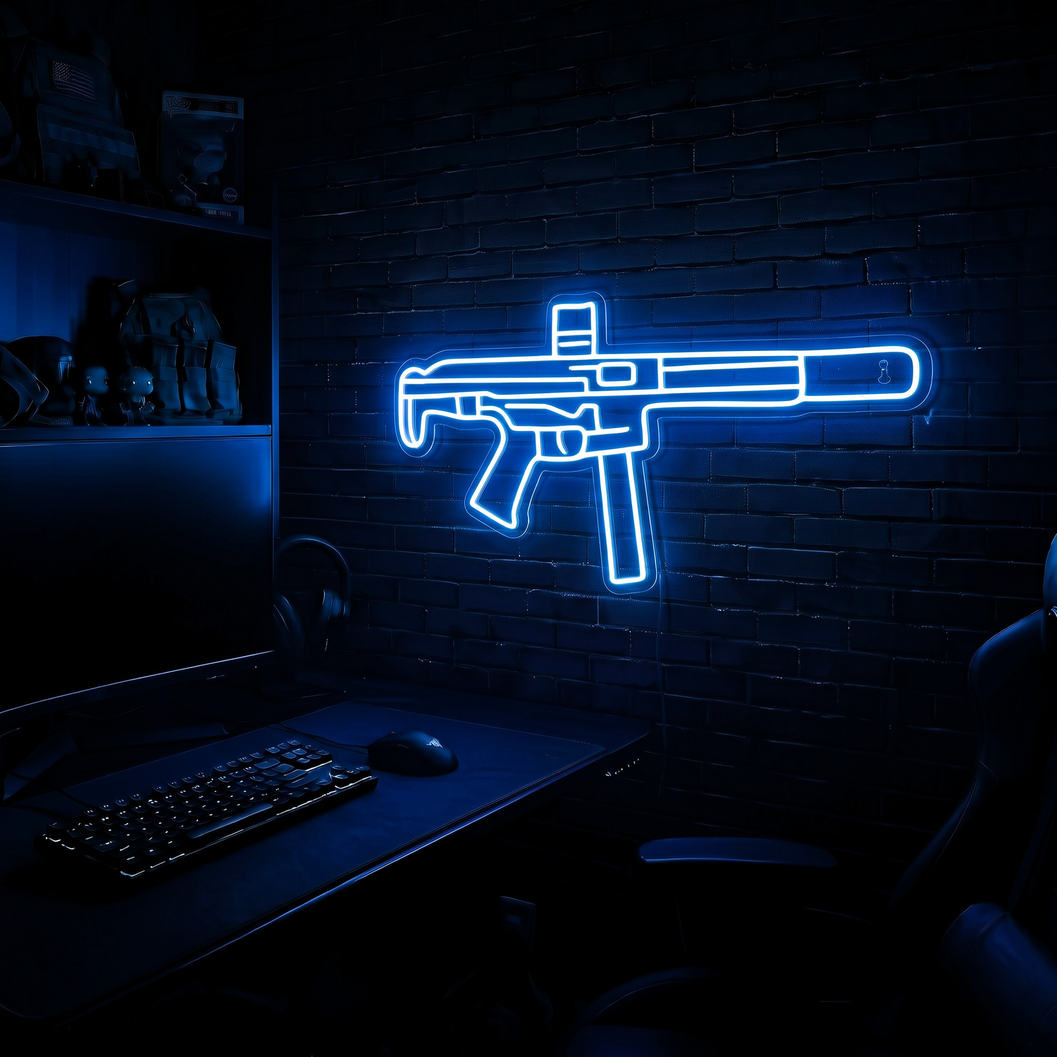 AR v5 premium LED neon sign - Blue