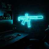 AR v5 premium LED neon sign - Ice Blue