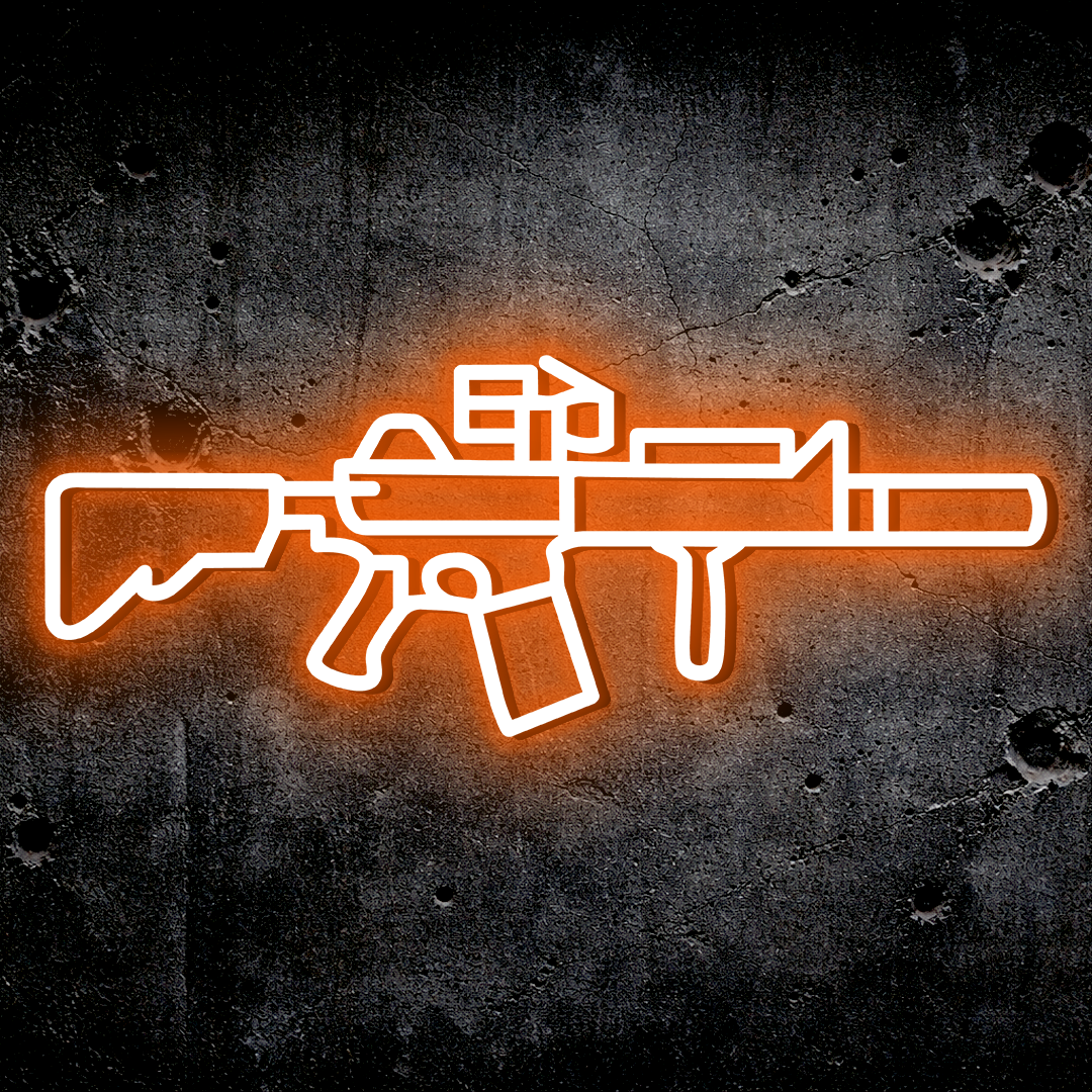 AR V4 (mk18) LED Sign – TacArtCo MINI