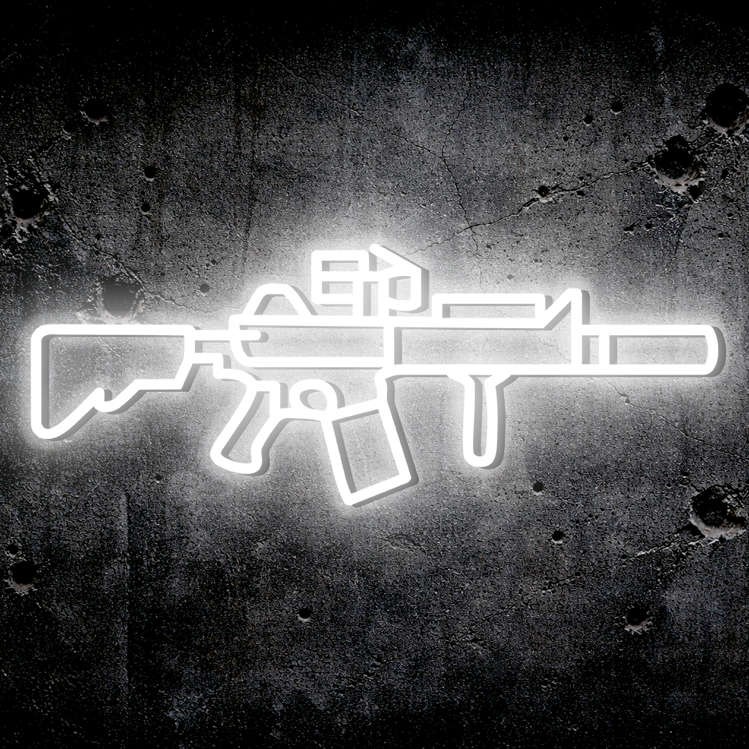 AR V4 (mk18) LED Sign – TacArtCo MINI