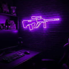 AUG premium LED neon sign - Purple