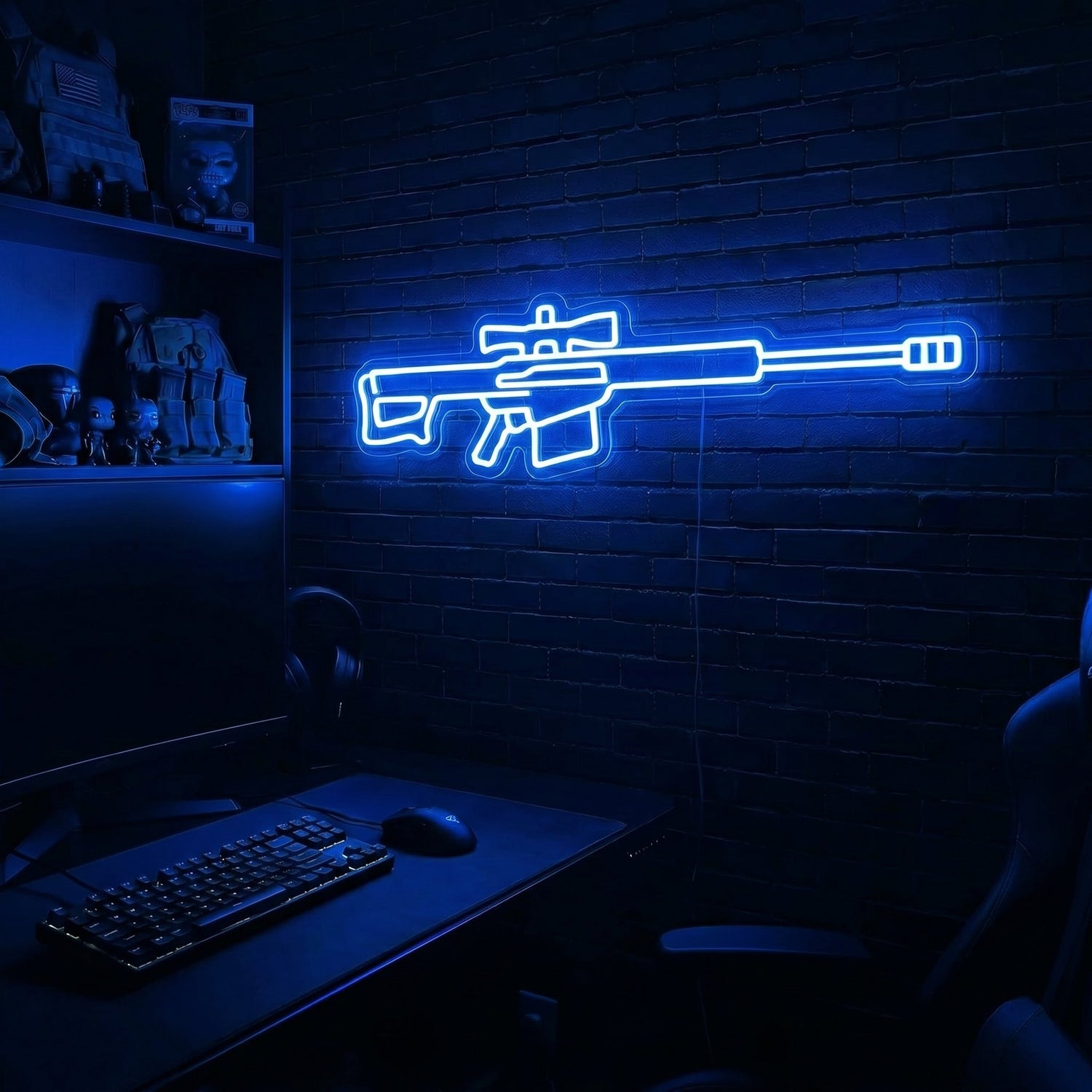 Barrett 50 premium LED neon sign - Blue