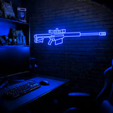 Barrett 50 premium LED neon sign - Blue