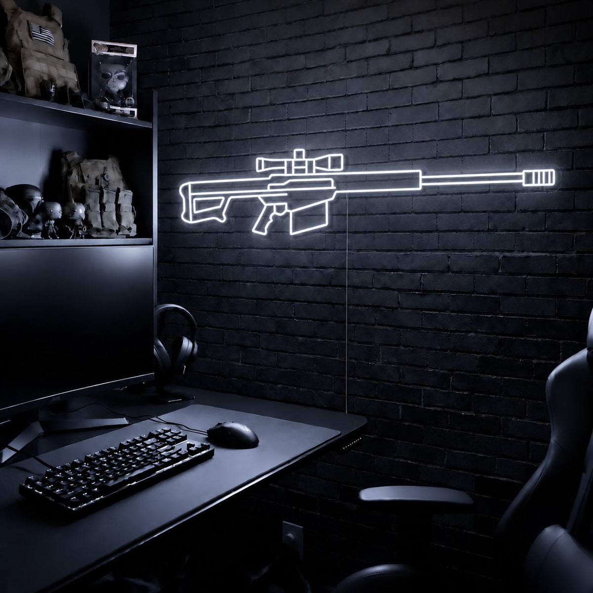 Barrett 50 premium LED neon sign - Cool White