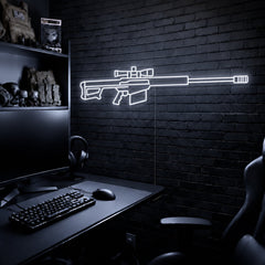 Barrett 50 premium LED neon sign - Cool White