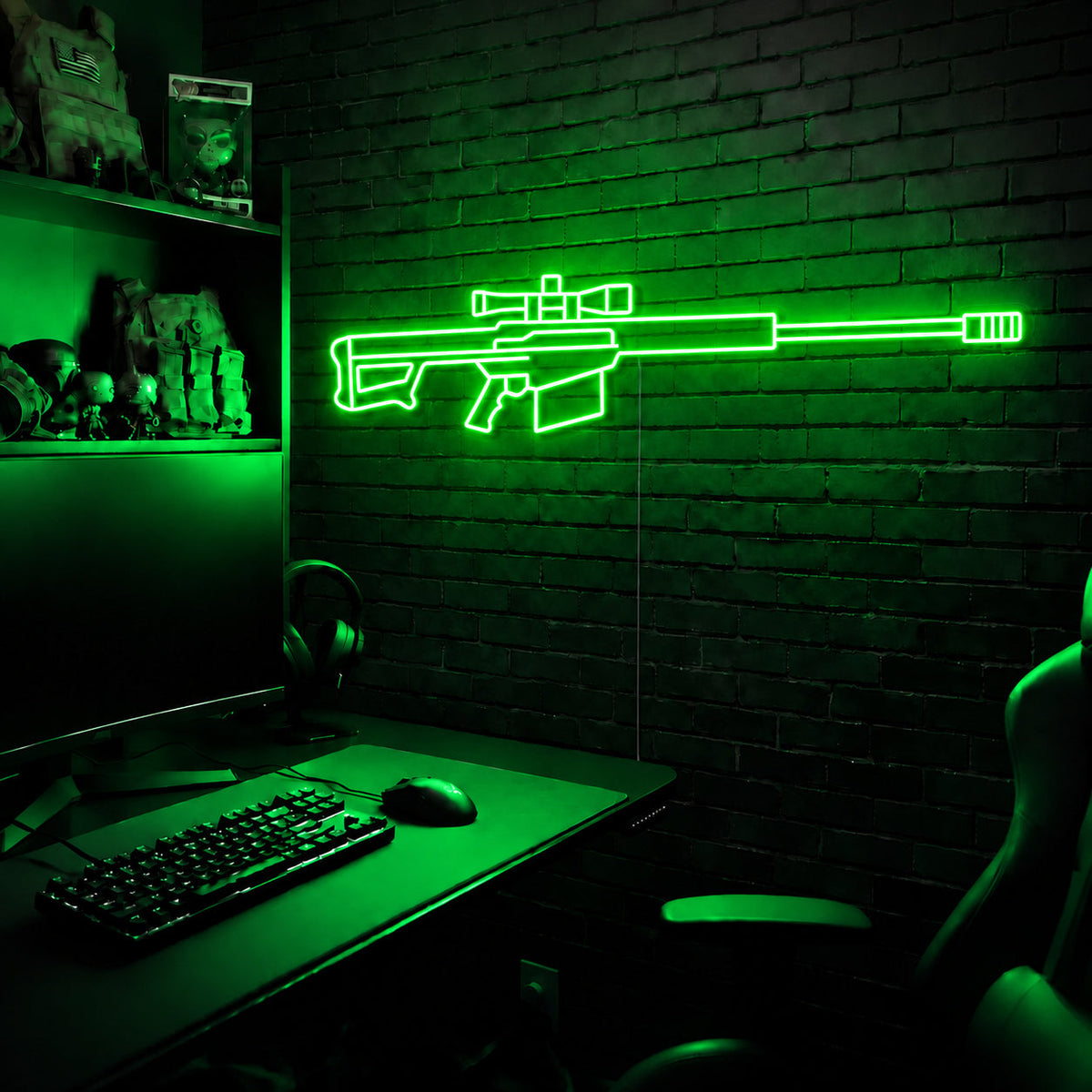 Barrett 50 premium LED neon sign - Green