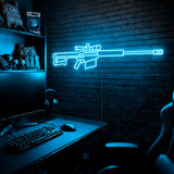 Barrett 50 premium LED neon sign - Ice Blue