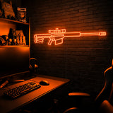 Barrett 50 premium LED neon sign - Orange