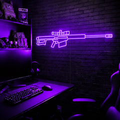Barrett 50 premium LED neon sign - Purple