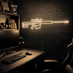 Barrett 50 premium LED neon sign - Warm White