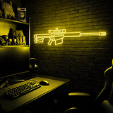 Barrett 50 premium LED neon sign - Yellow