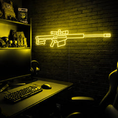 Barrett 50 premium LED neon sign - Yellow