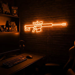 Barrett 50 premium LED neon sign - Orange