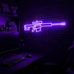 Barrett 50 premium LED neon sign - Purple
