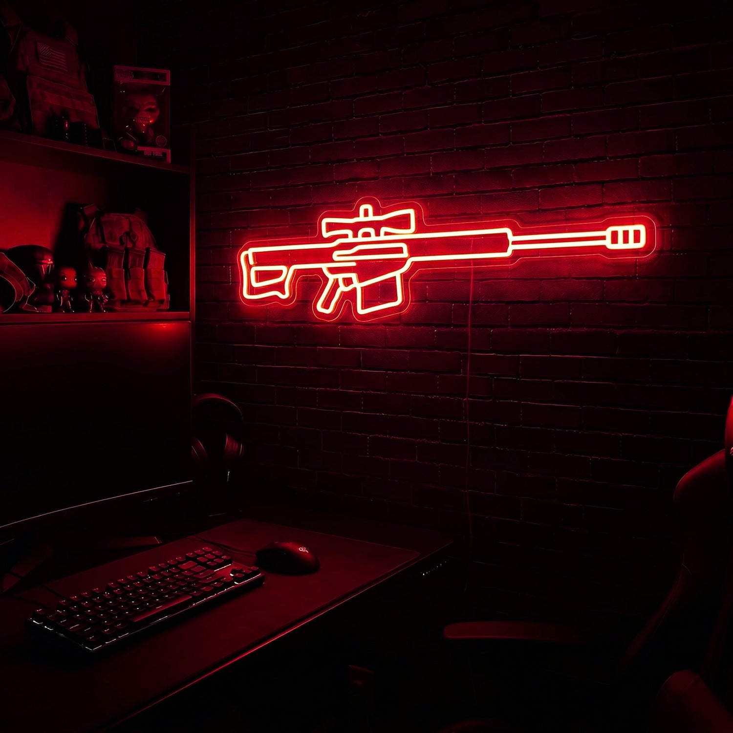 Barrett 50 premium LED neon sign - Red